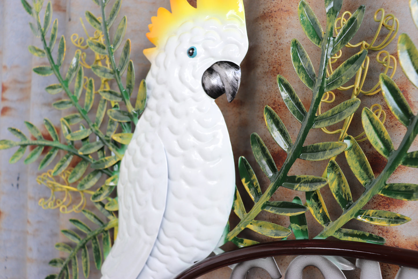 White Cockatoo with Banksia Welcome