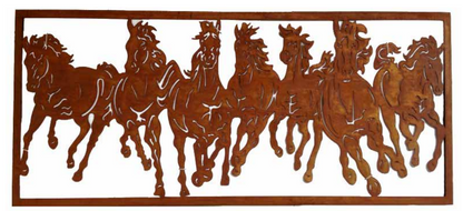 Wild Horses Metal Wall Art