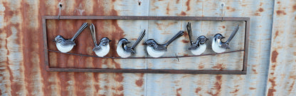 Willie Wagtail On Wire Wall Art