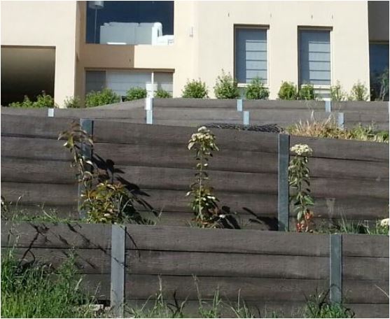 Galvanised Retaining Wall Posts