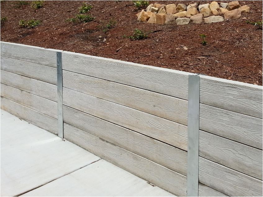 Galvanised Retaining Wall Posts