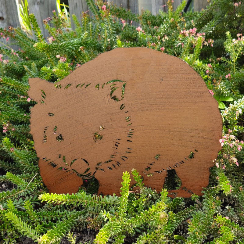 Wombat Garden Stake