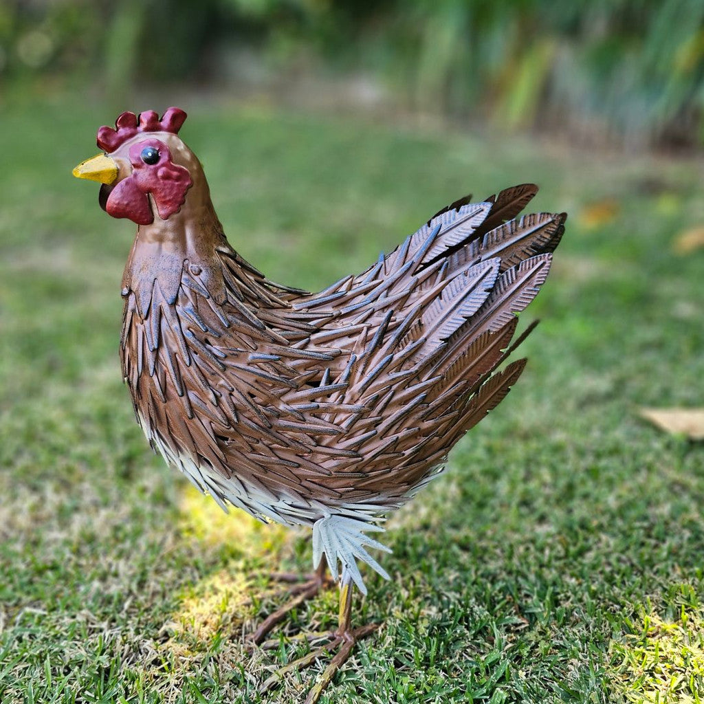 Brown Hen Statue