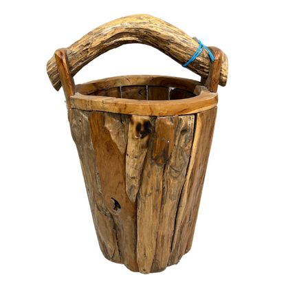 Akor Jati Wooden Bucket