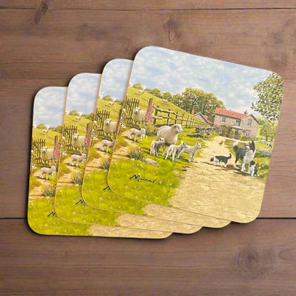 Collie & Sheep Coasters