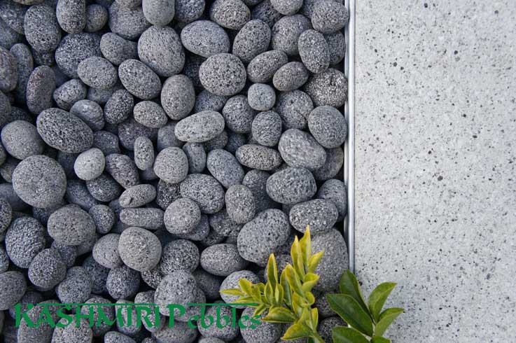 20kg Bagged - Charcoal Lava Pebbles