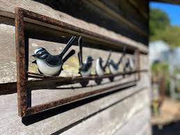 Willie Wagtail On Wire Wall Art