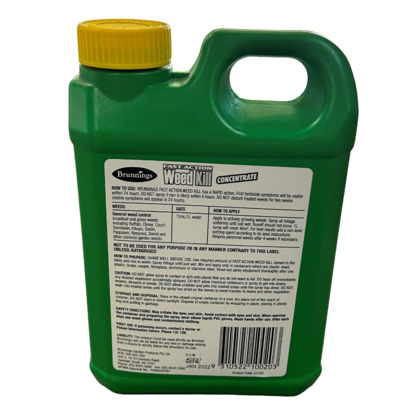 Fast Action Weed Kill 1 Litre