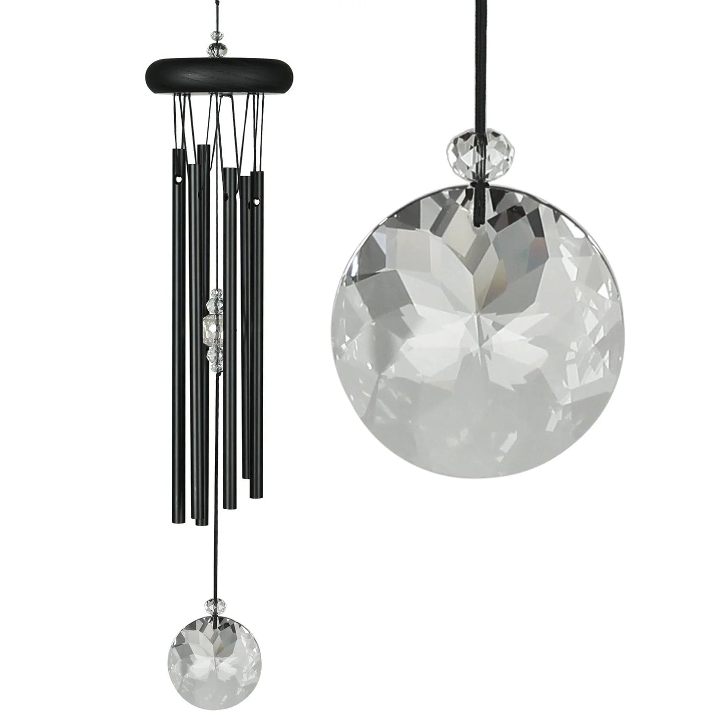 Wind Chime - Crystal Meditation Black