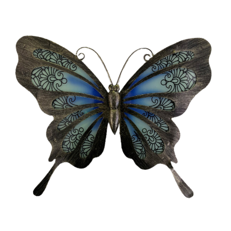Glass Butterfly - Blue