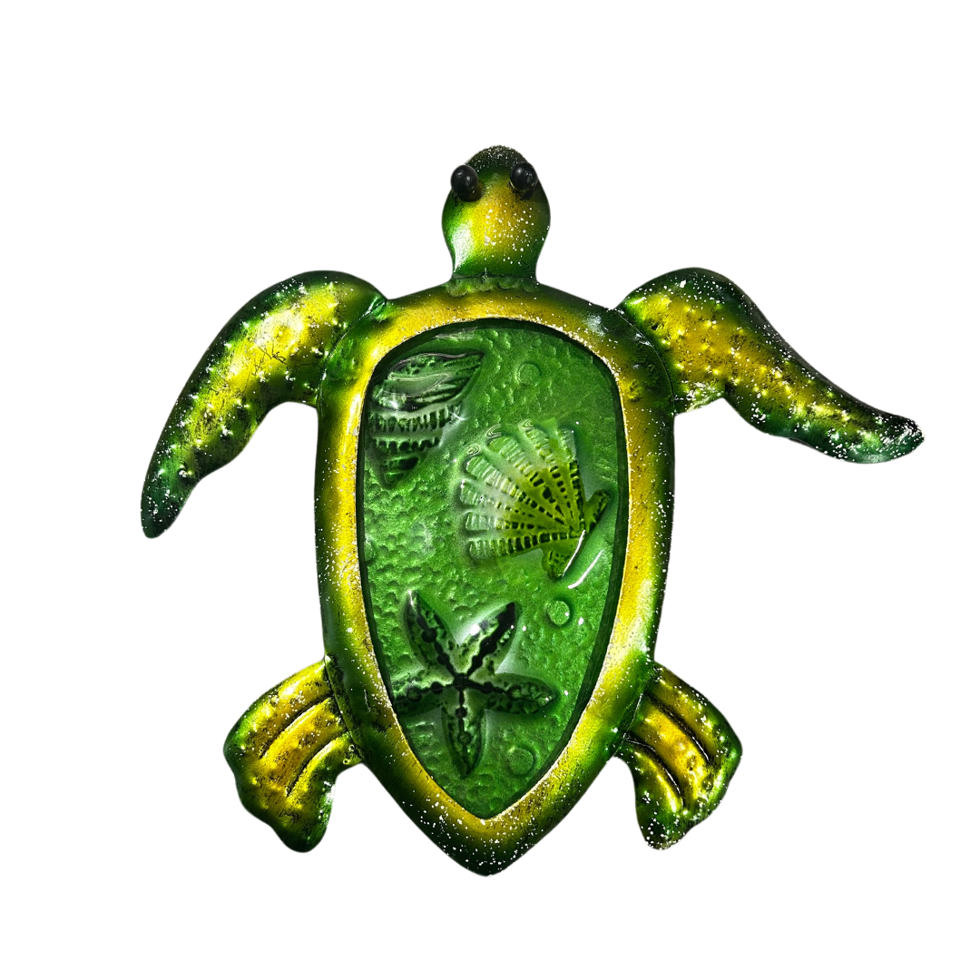 Glass Turtle Wall Art