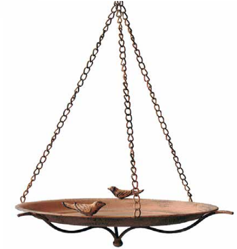 Large Hanging Metal Bird Feeder