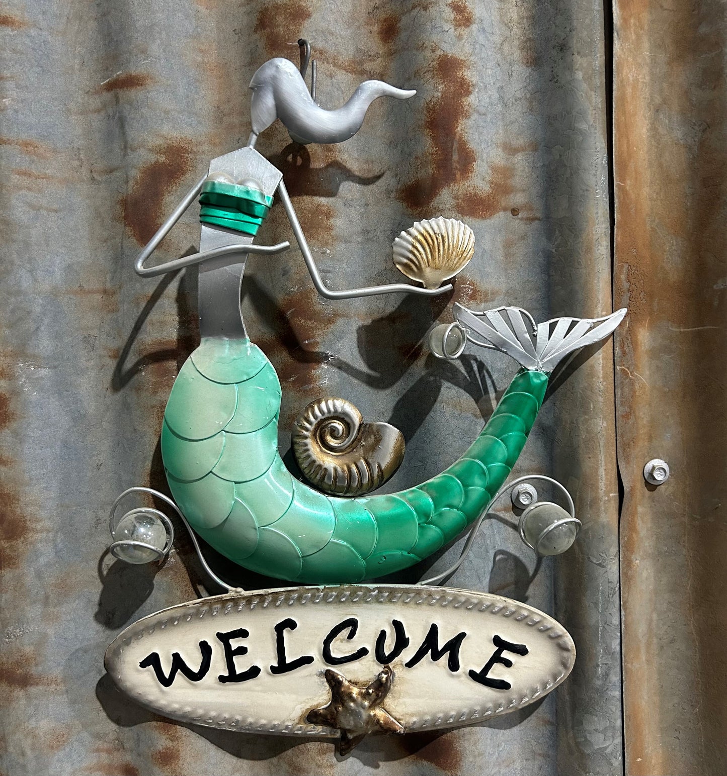 Mermaid Welcome Wall Art