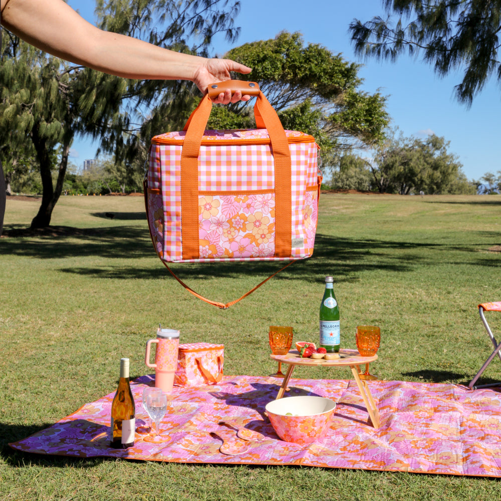 Retro Picnic Cooler Bag