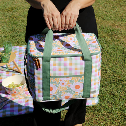 Retro Picnic Cooler Bag