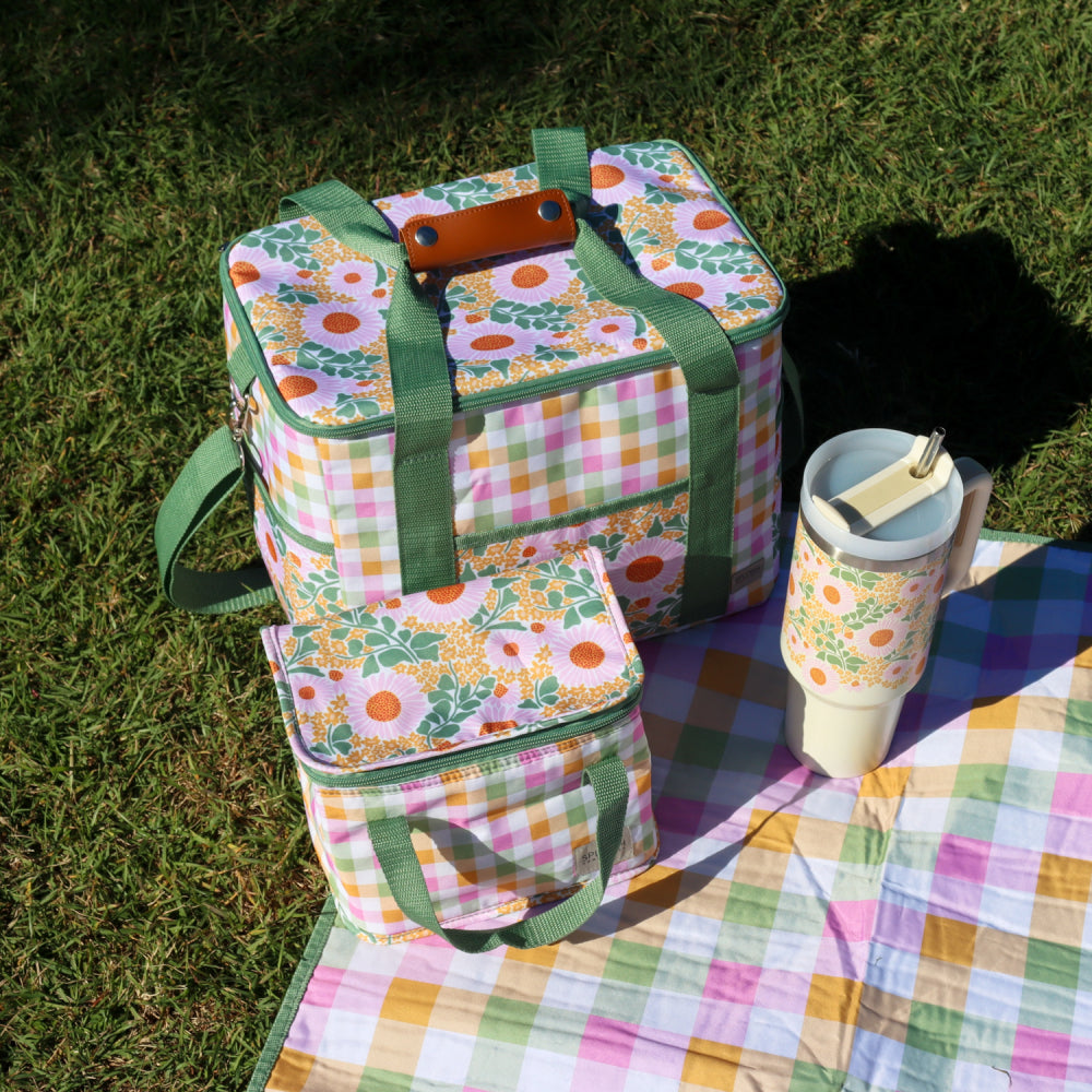 Retro Picnic Lunch Bag