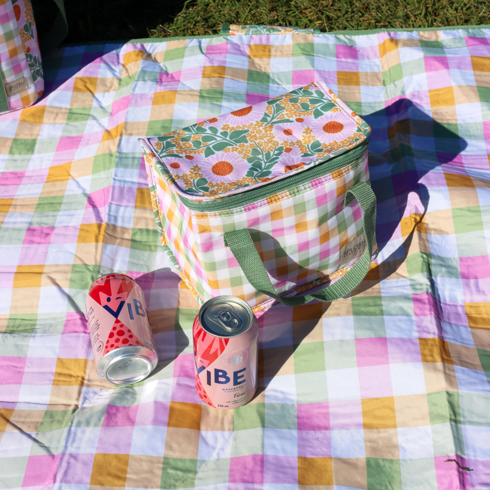 Retro Picnic Lunch Bag