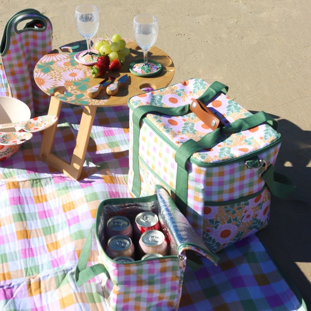 Retro Picnic Lunch Bag