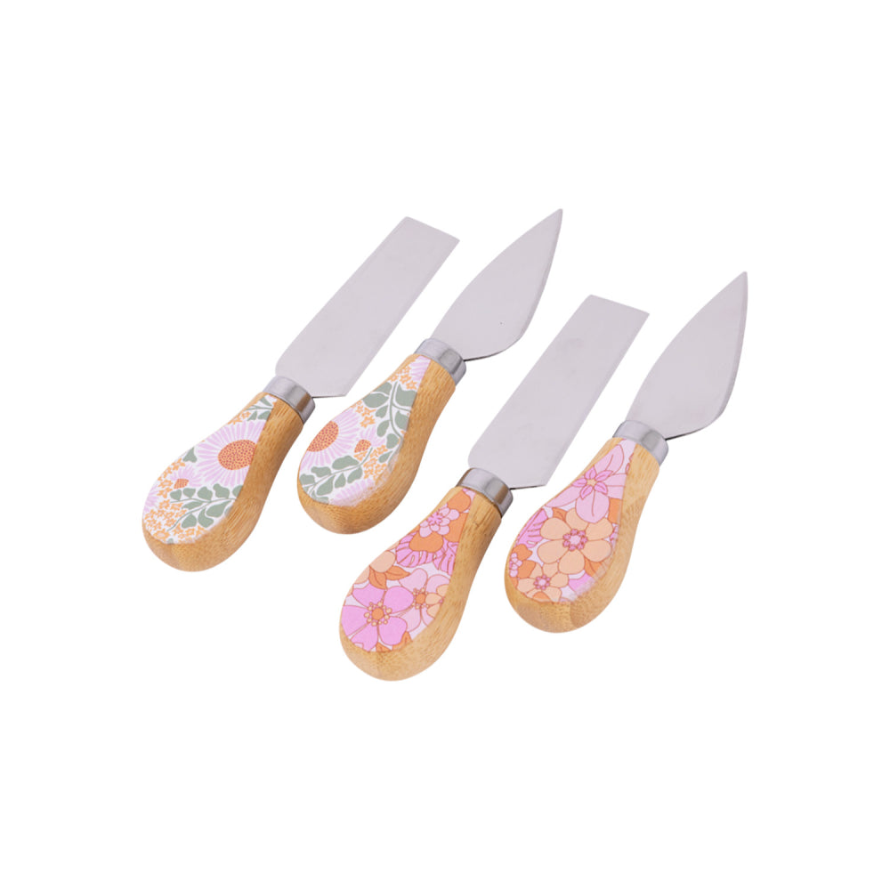 Retro Picnic Cheese Knife Set