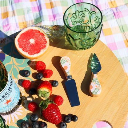 Retro Picnic Cheese Knife Set