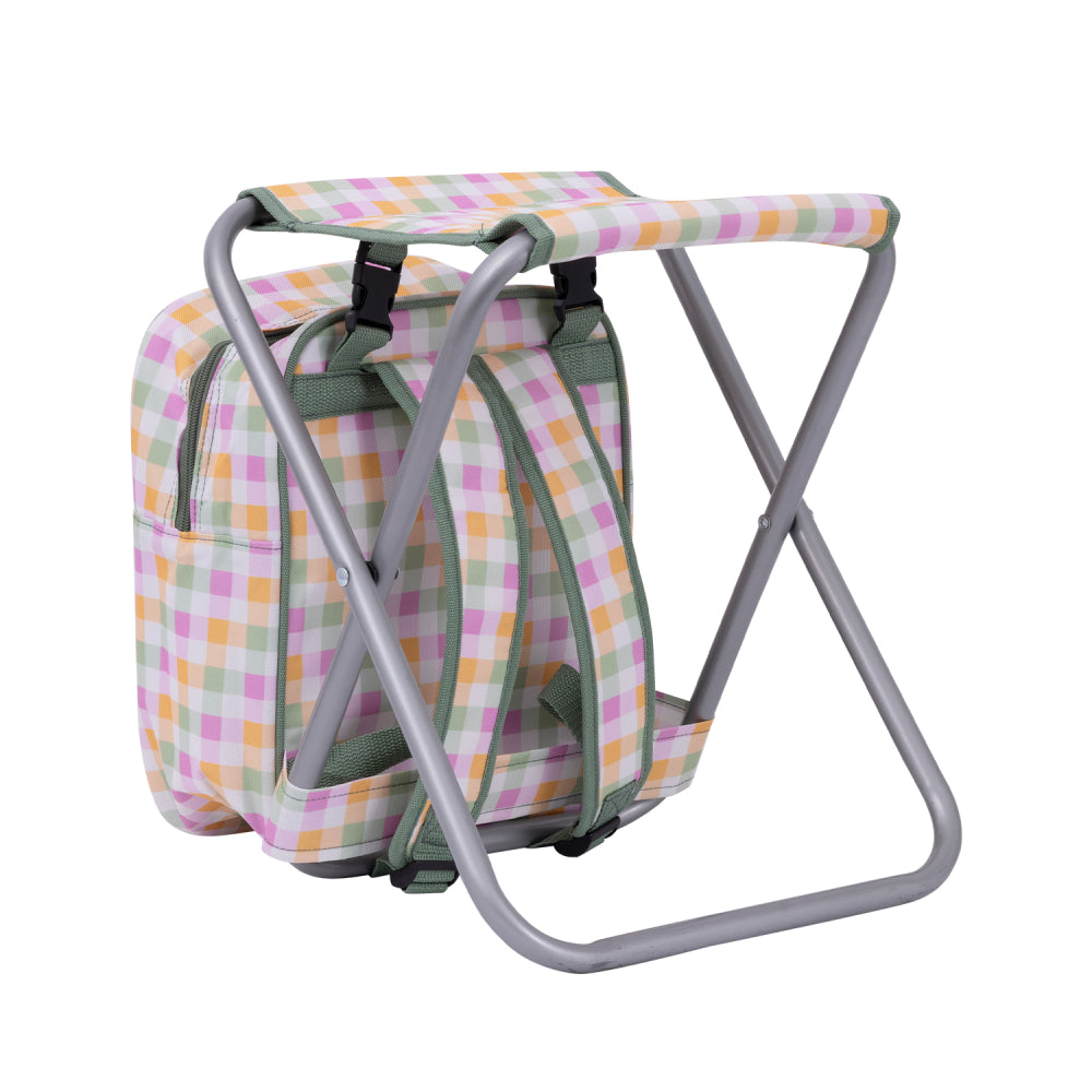 Retro Picnic Cooler Chair