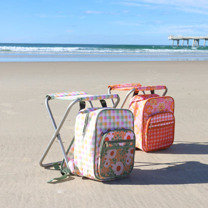 Retro Picnic Cooler Chair