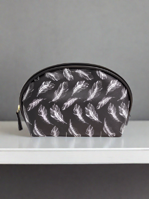 Tranquil Feather Small Cosmetic Bag