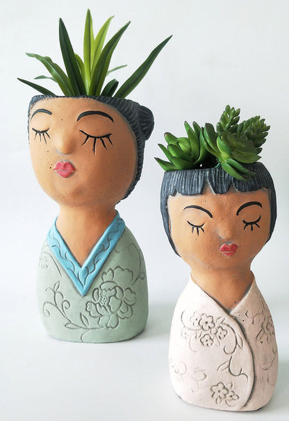 Oriental Girl Planter