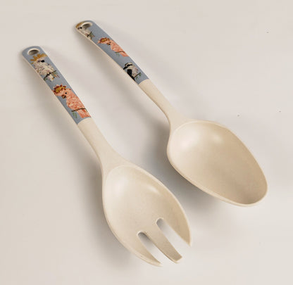 Frankie B Aussie Birds Salad Servers