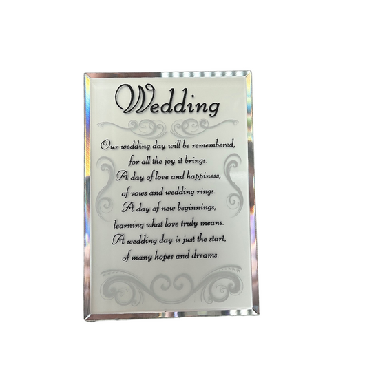 Wedding Plaque