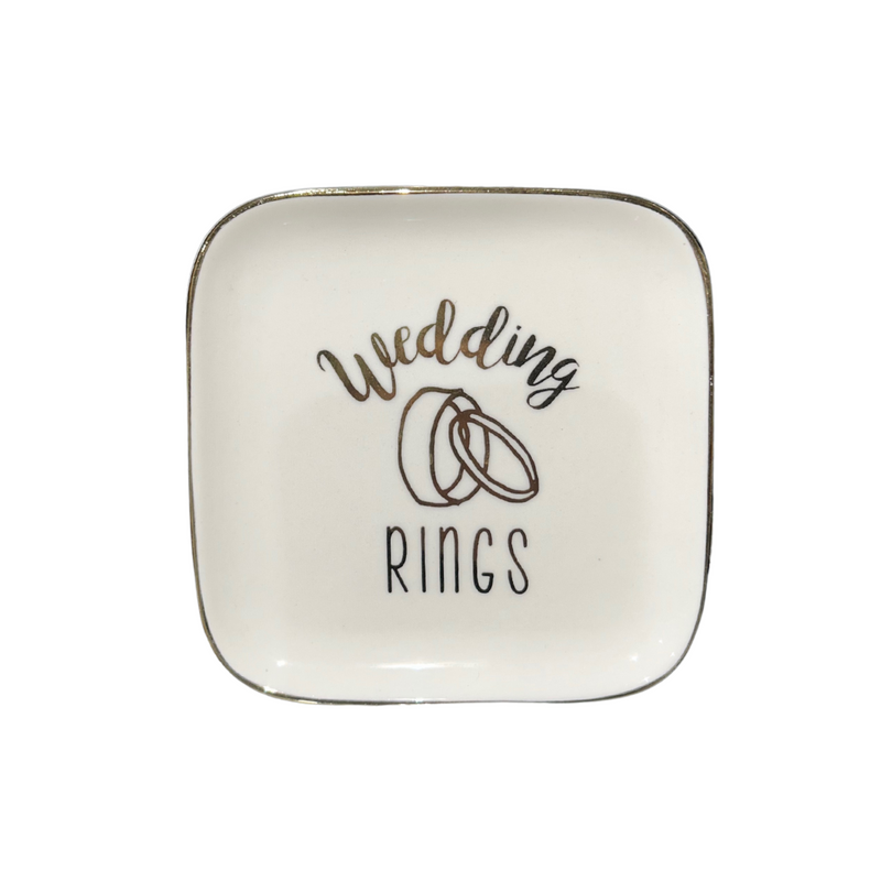 Wedding Rings Plate