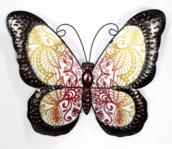 Bronze Butterfly Wall Art