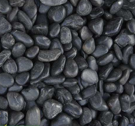 Polished Black Pebbles 20kg