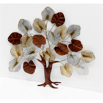 Brown Metal Tree Wall Art