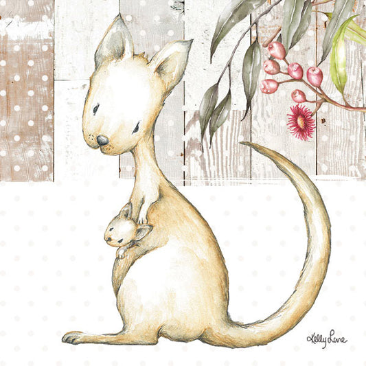 Baby Kangaroo Canvas