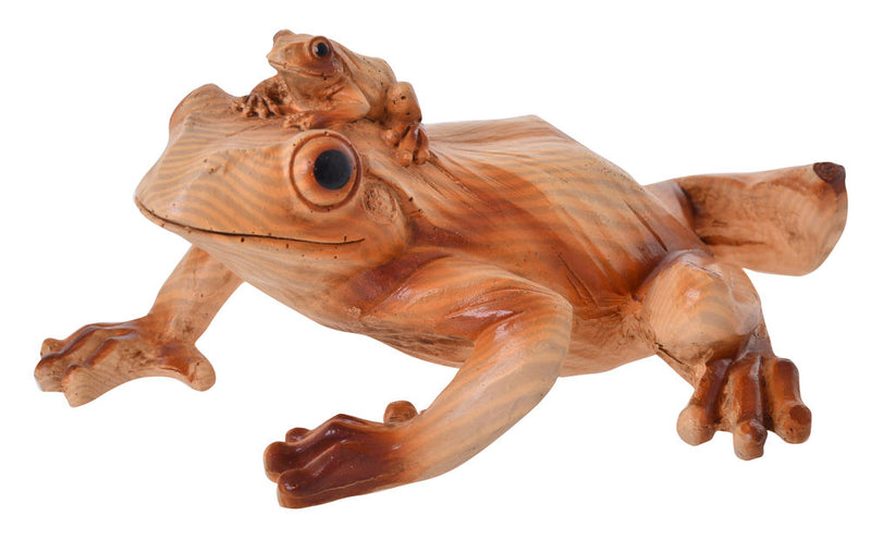Carved Frog & Baby