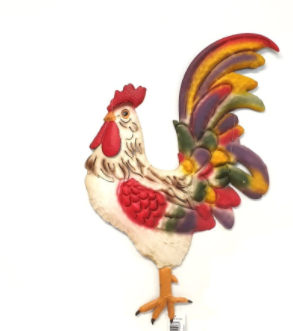 Colourful Rooster Wall Art