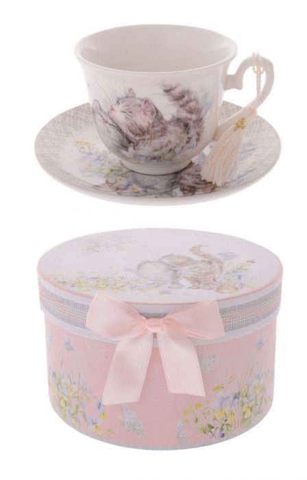 Cute Kittens Cup & Saucer