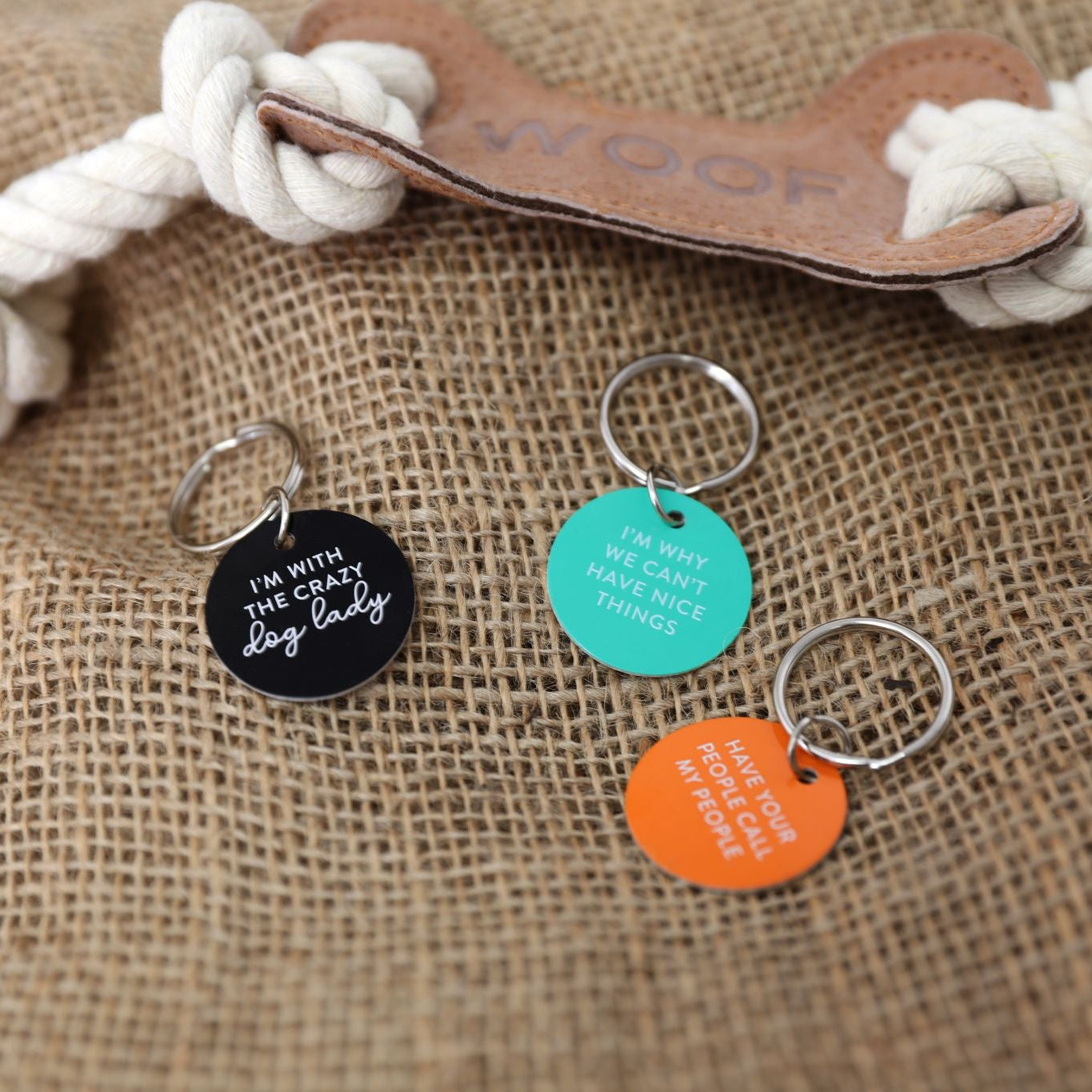 Colourful Pet Dog Tags