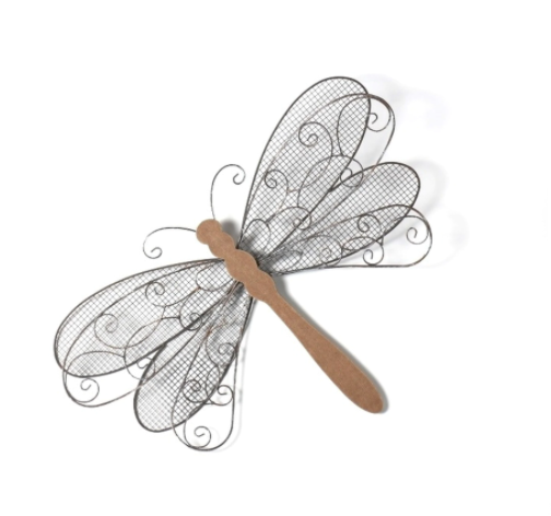 Timber Dragonfly Wall Art