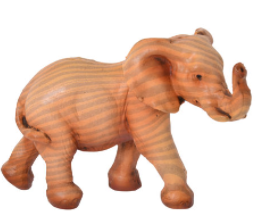 Carved Lucky Elephant