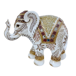 Mosaic Elephant Statues