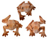Carved Natural Frogs