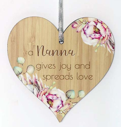 Bunch of Joy Hanging Heart Plaques