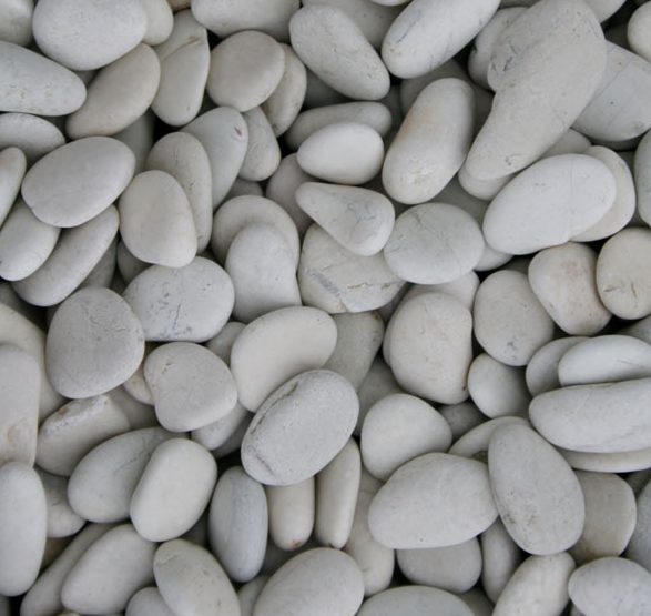 20kg Bagged - Natural Ivory Pebbles