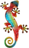 Multi Coloured Glass Lizard Wall Art