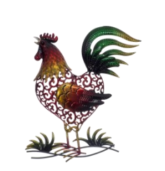 Rooster Coloured Wall Hanging