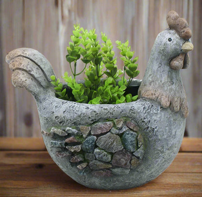 Stony Rooster Planter