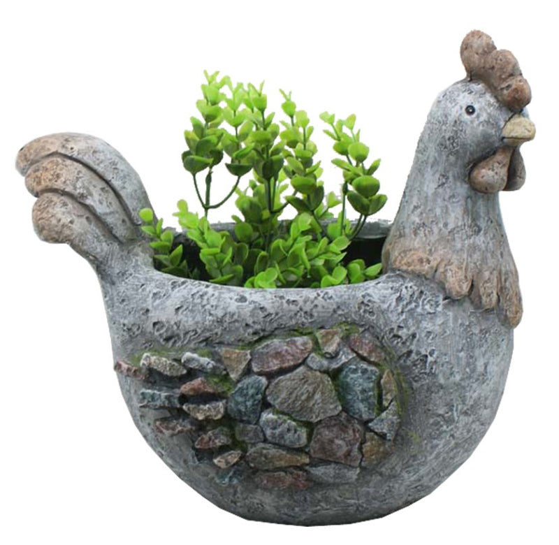 Stony Rooster Planter