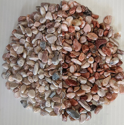 20kg Bagged - Natural Salmon Pink Pebbles